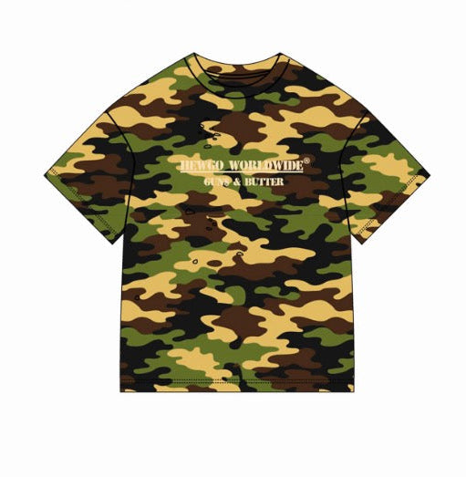 Gun$ & Butter Camo Tee